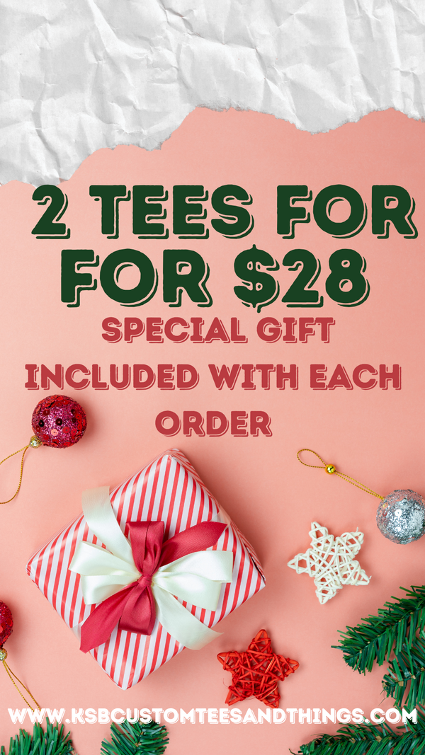 2 For $28 Tee Sale