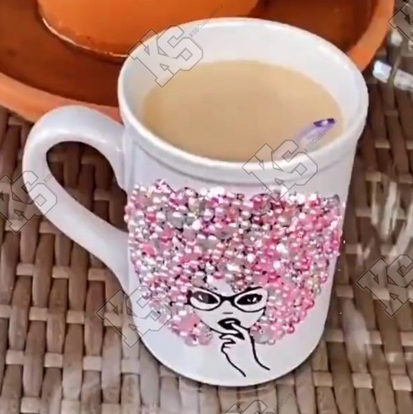 Bling Diva Face Mugs