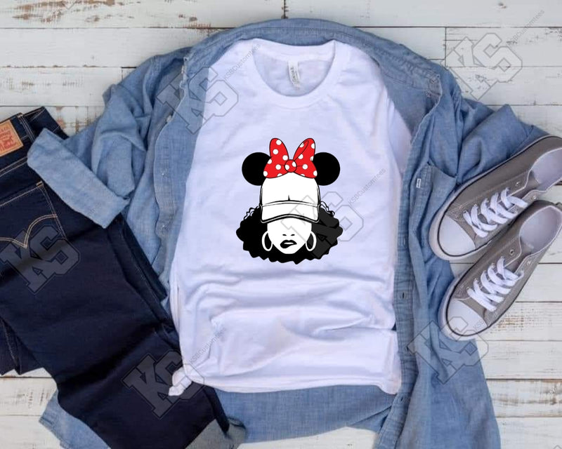 Polka Dot Bow Diva Tee