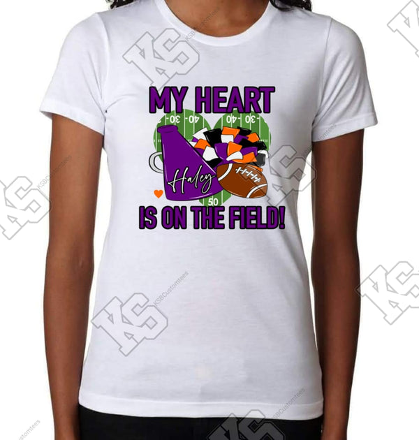 My Heart Is On The Field Tee