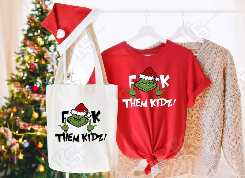 F Them Kids Grinch Christmas Tee