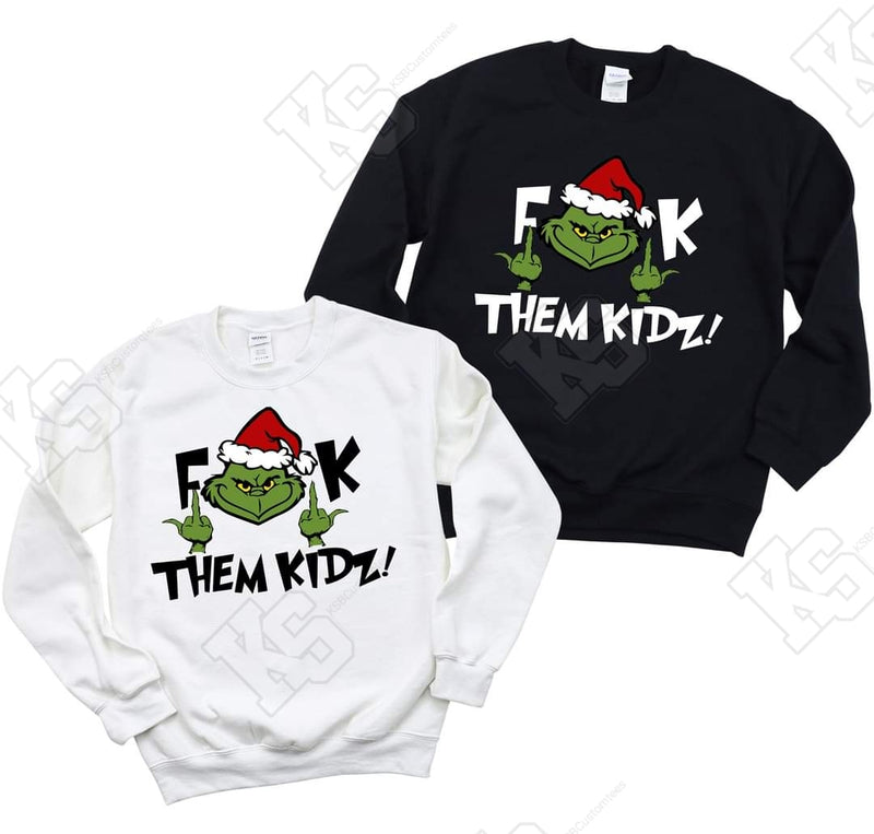 F Them Kids Grinch Christmas Tee