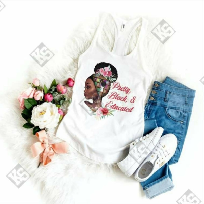 Pretty, Black and Educated Tee