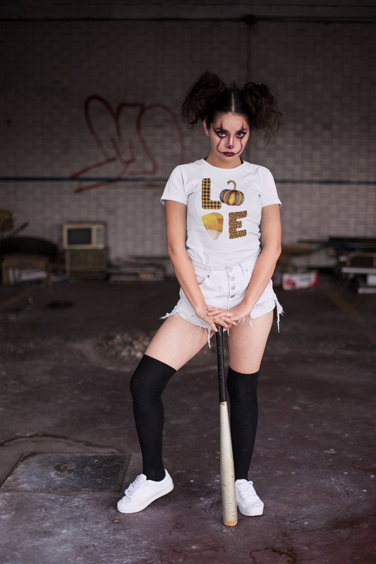 LOVE Halloween Tee - KSBCustomTeesandThings