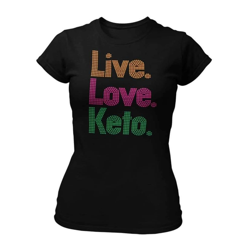 Live. Love. Keto. Tee - KSBCustomTeesandThings