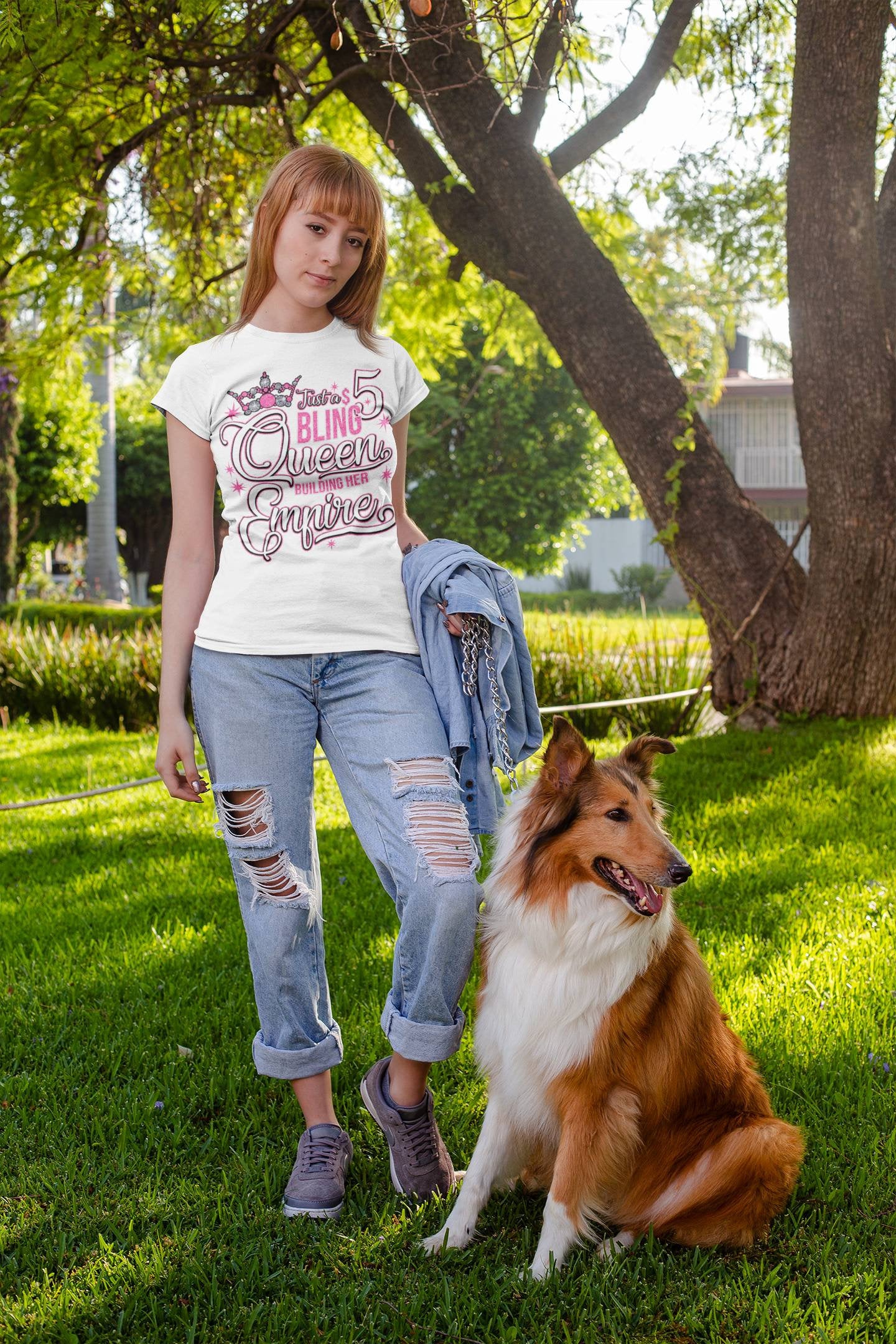 Just a Bling Queen Tee