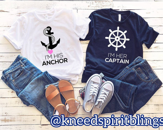 Her Captain Tee - KSBCustomTeesandThings