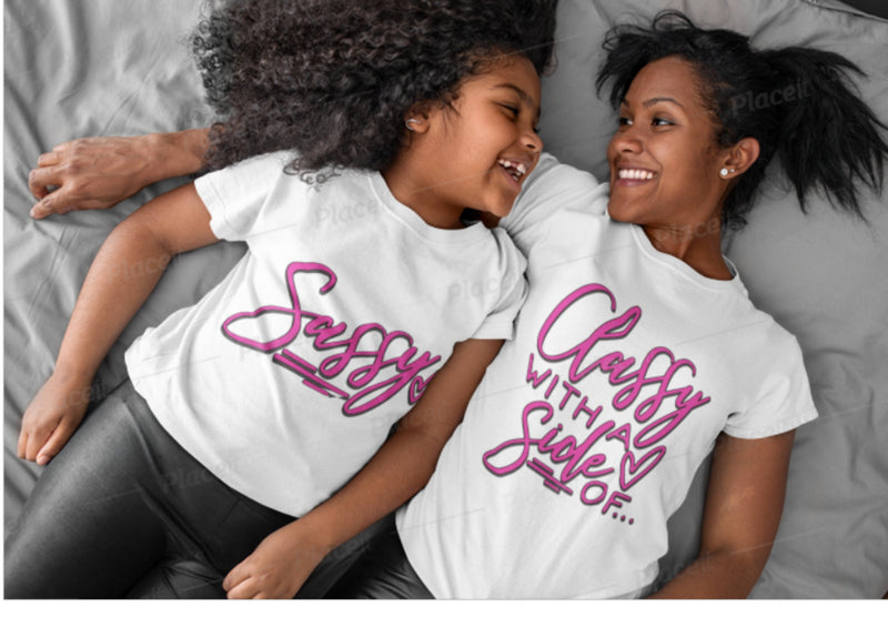 Classy with a side of Sassy Tee - KSBCustomTeesandThings