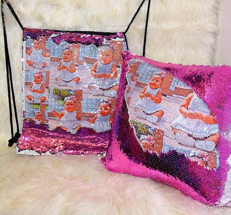 Custom Sequin Pillow - KSBCustomTeesandThings