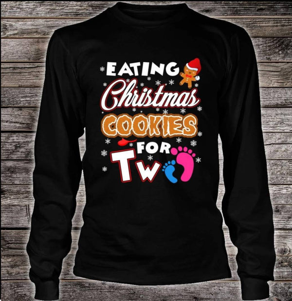 Eating Christmas Cookies for Two Tee - KSBCustomTeesandThings