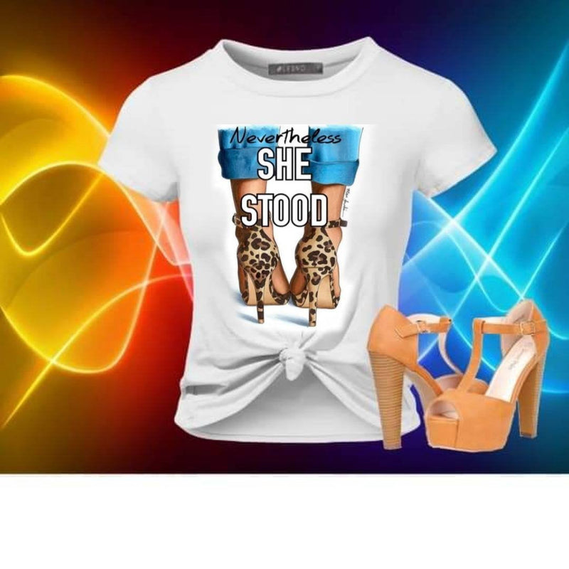 Nevertheless She Stood Tee - KSBCustomTeesandThings