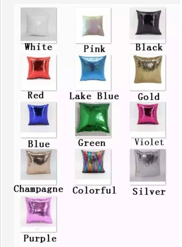Custom Sequin Pillow - KSBCustomTeesandThings