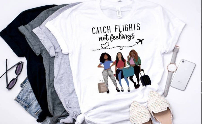 Catch Flights Squad Tee - KSBCustomTeesandThings