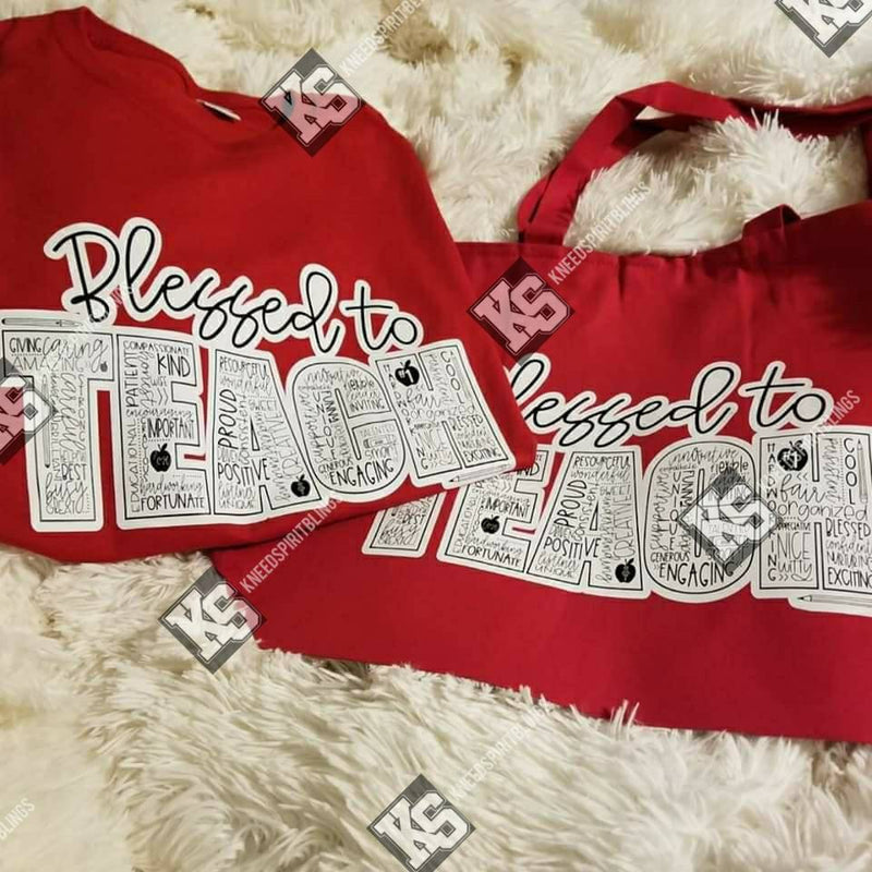 Blessed to Teach Tee - KSBCustomTeesandThings