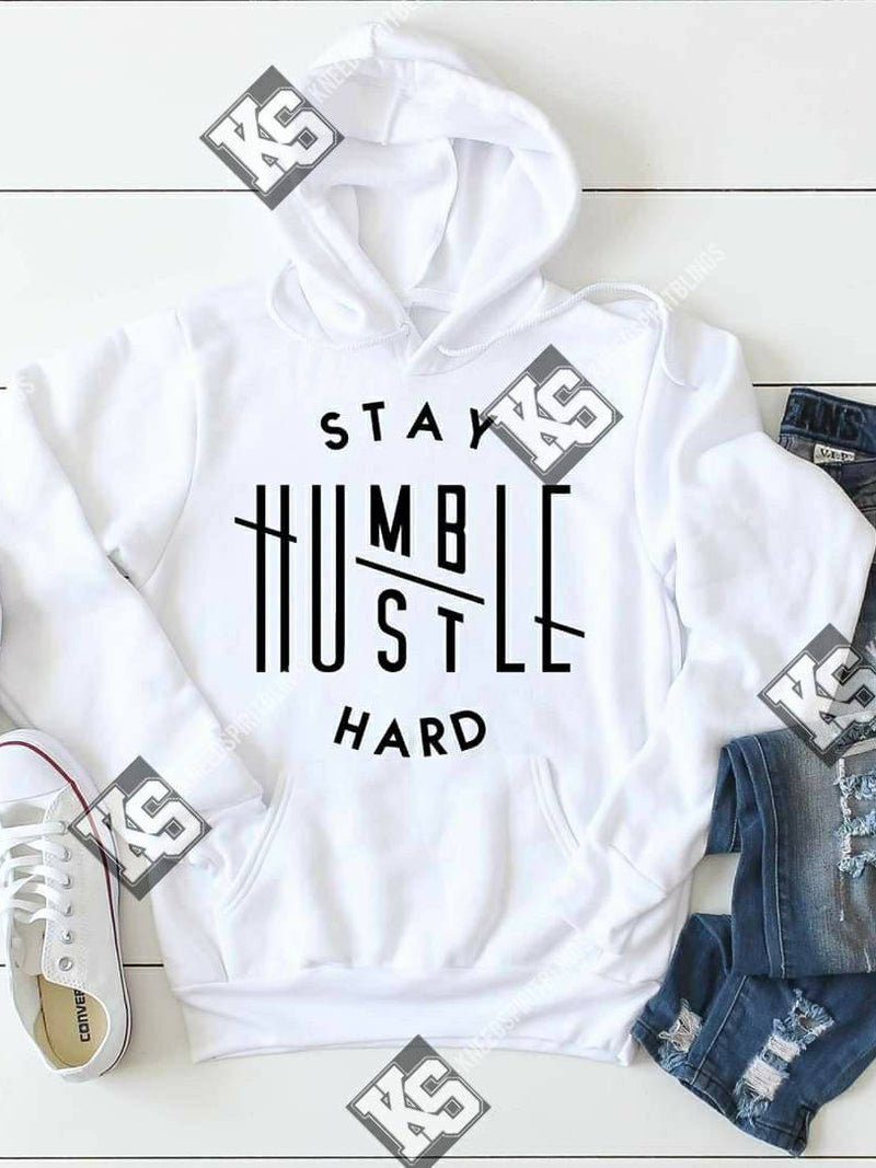 Stay Humble Hustle Hard Tee - KSBCustomTeesandThings