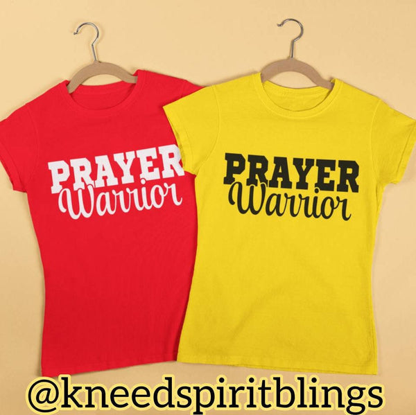 Prayer Warrior Tee - KSBCustomTeesandThings