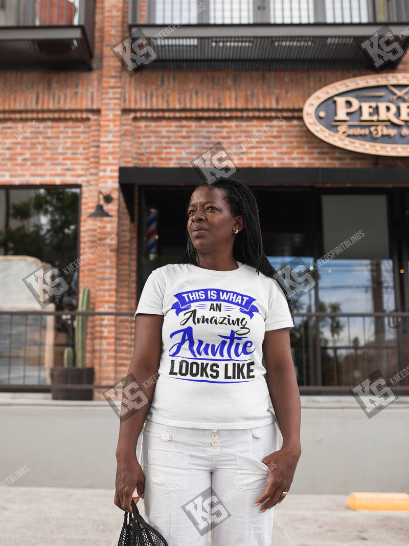 This Is What an Amazing Auntie Looks Like Tee - KSBCustomTeesandThings