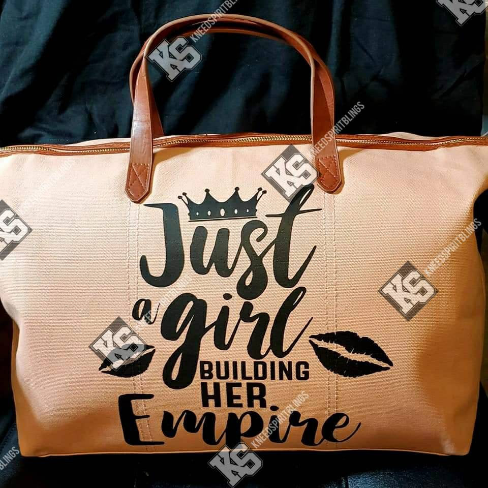 Just a Girl Building Her Empire Tee - KSBCustomTeesandThings