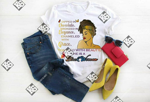 Dipped in Chocolate Tee - KSBCustomTeesandThings
