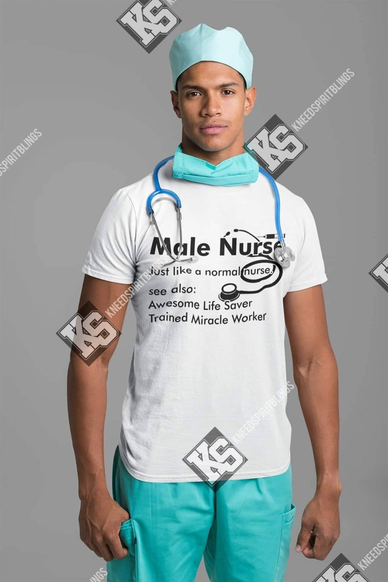 Male Nurse Tee - KSBCustomTeesandThings