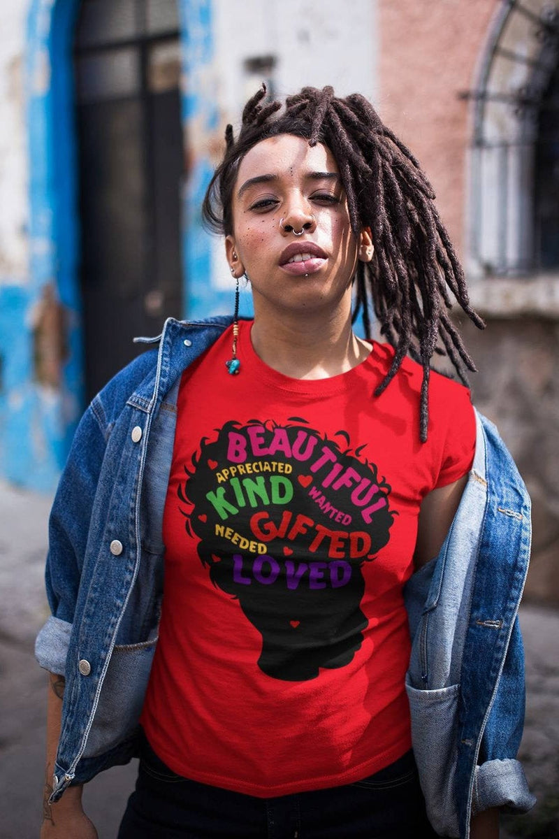 Beautiful Kind and Gifted Tee - KSBCustomTeesandThings