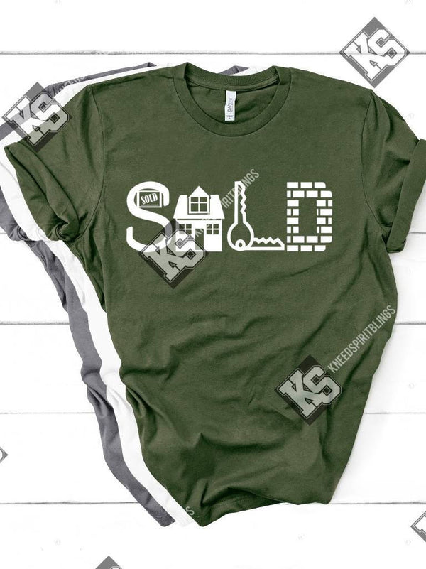 Sold Real Estate Tee - KSBCustomTeesandThings