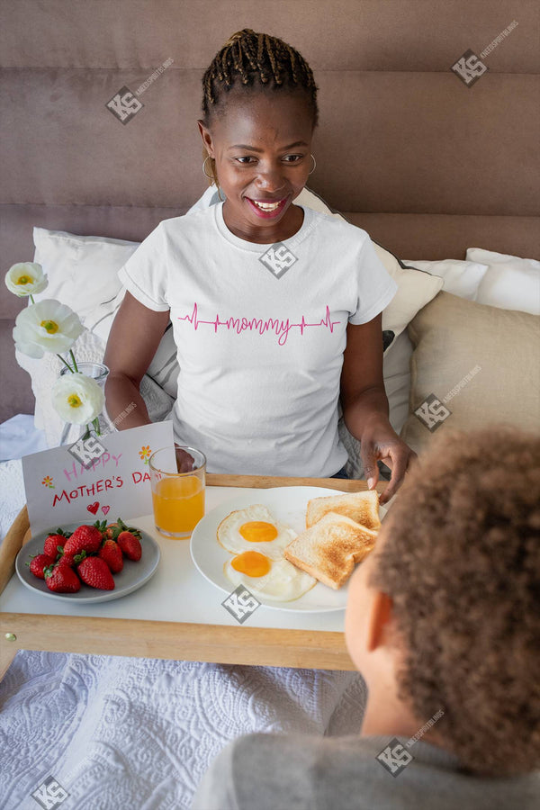 Mommy Heartbeat Tee - KSBCustomTeesandThings