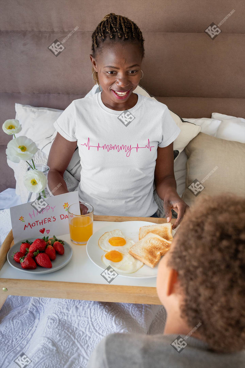 Mommy Heartbeat Tee - KSBCustomTeesandThings