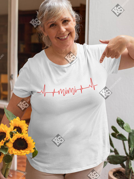 Mimi Heartbeat Tee - KSBCustomTeesandThings