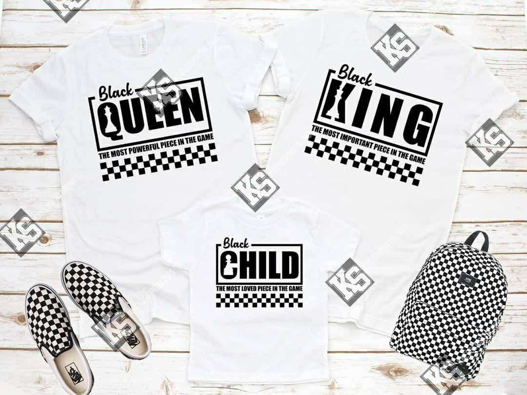 Black King The Most Powerful Piece Tee