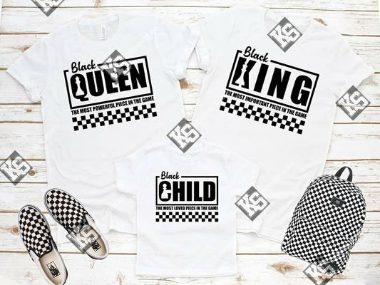 Black King The Most Powerful Piece Tee