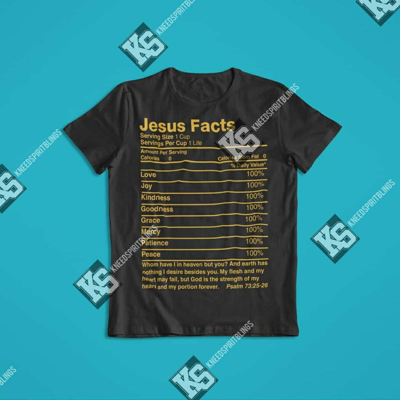 Jesus Nutritional Facts Tee