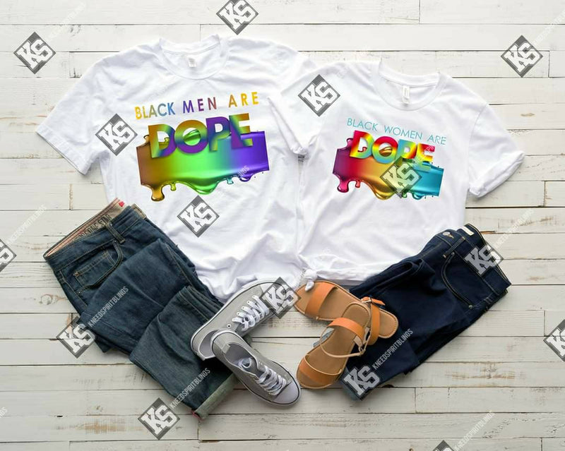 Black Men are Dope Drip Tee - KSBCustomTeesandThings