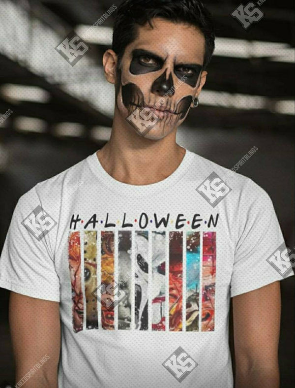 The Faces of Halloween Tee - KSBCustomTeesandThings