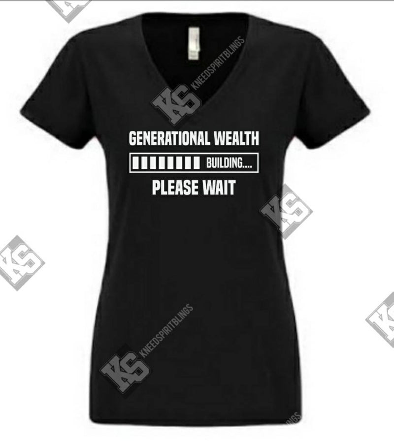 Generational Wealth Building Tee - KSBCustomTeesandThings