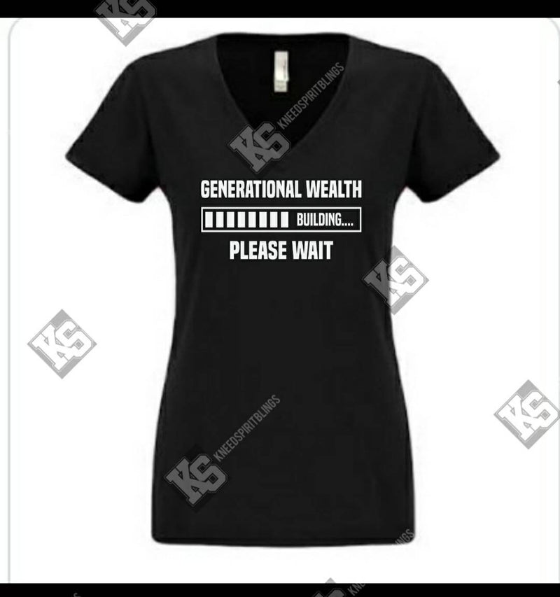 Generational Wealth Building Tee - KSBCustomTeesandThings