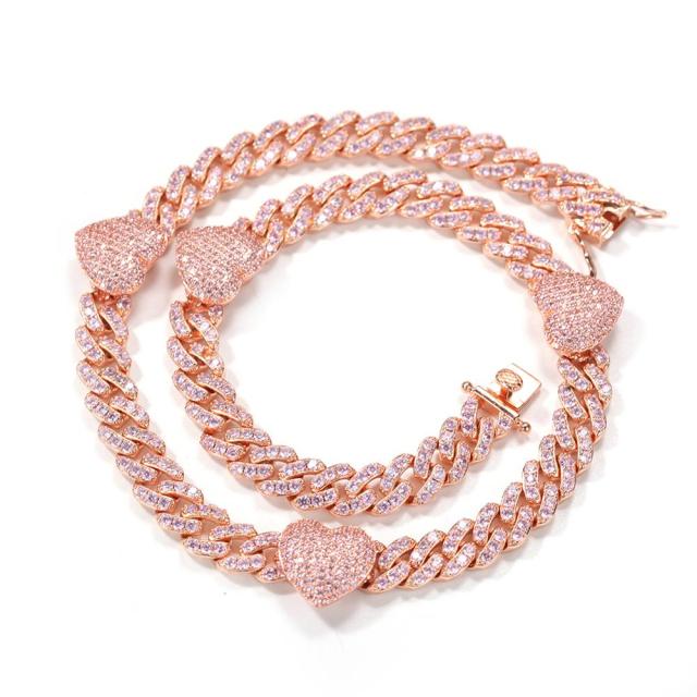 9mm Cuban Link With Heart