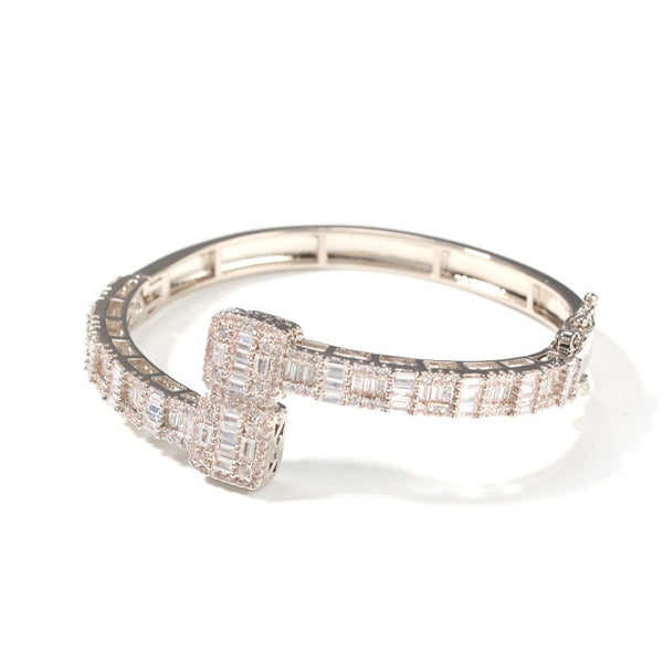 Baguette CZ Bracelets Bangles Iced Out CZ